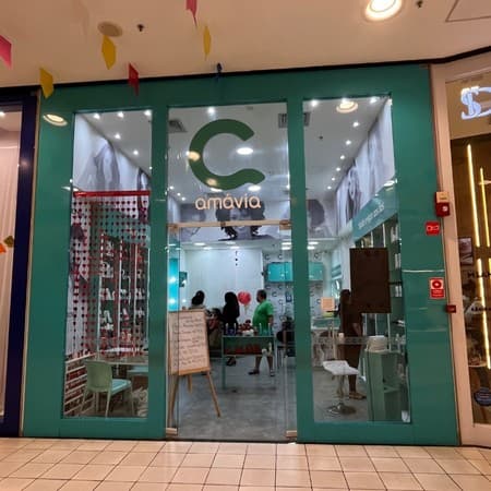 Imagem de interna da loja amávia