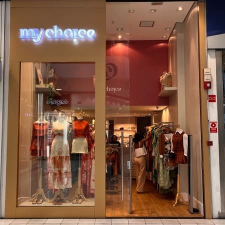 Imagem de interna da loja my choice