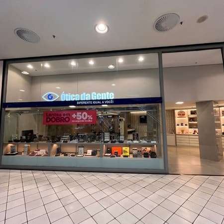 Imagem de interna da loja otica da gente