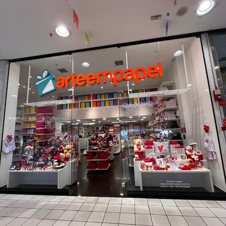 Logo da loja arte em papel