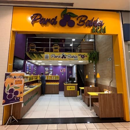 Imagem de interna da loja pará bahia açaí