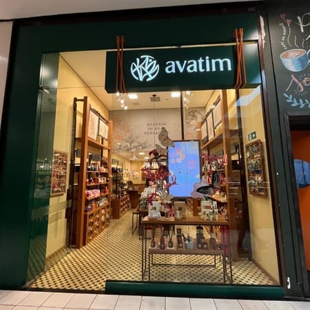 Imagem de interna da loja avatim cheiros da terra