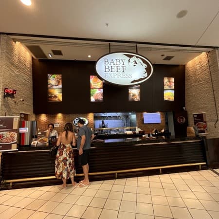 Imagem de interna da loja baby beef express