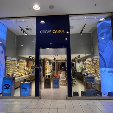 Logo da loja oticas carol