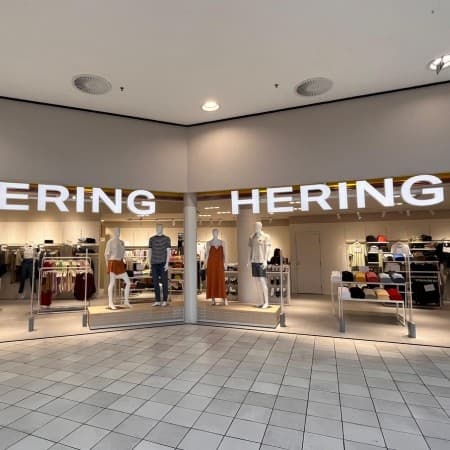 Imagem de interna da loja hering