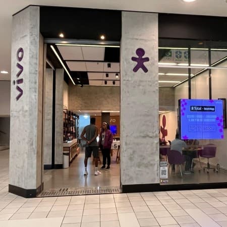 Imagem de interna da loja vivo