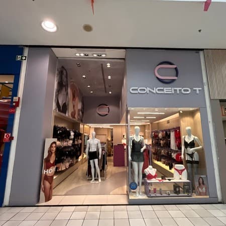 Imagem de interna da loja conceito t