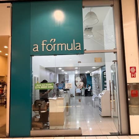 Imagem de interna da loja a formula