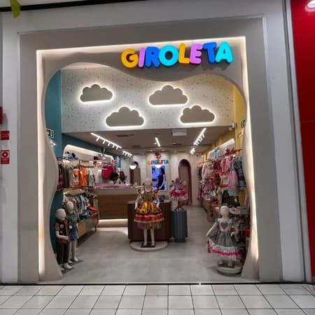 Imagem de interna da loja giroleta