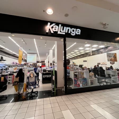 Imagem de interna da loja kalunga