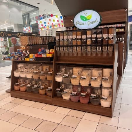 Imagem de interna da loja grao a granel