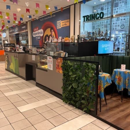 Imagem de interna da loja go coffee