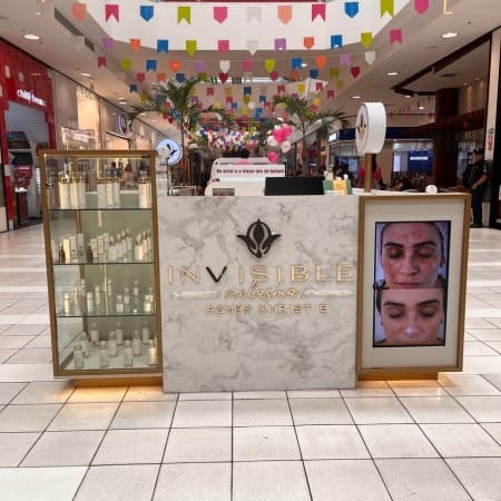 Logo da loja invisible melasma - by agnes christie