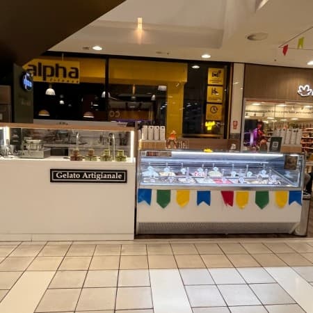 Imagem de interna da loja gelato borelli