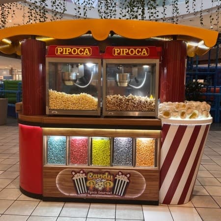 Imagem de interna da loja opa!? popcorn mix