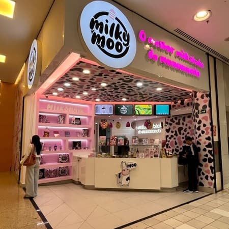 Logo da loja milky moo