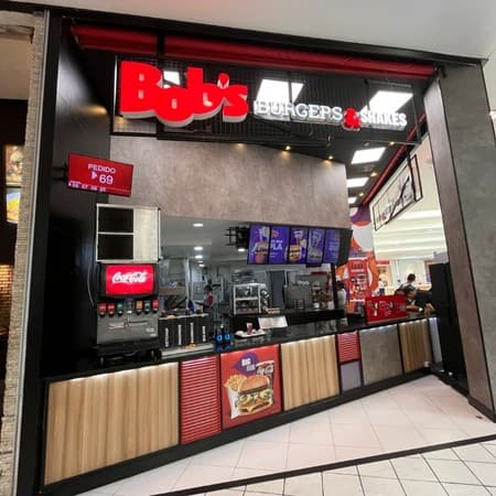 Imagem de interna da loja bob´s