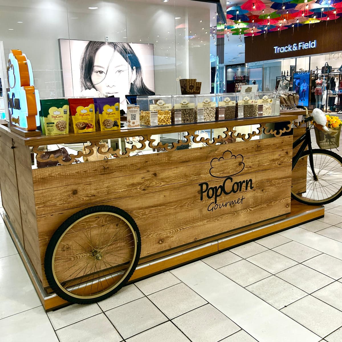 Imagem de interna da loja popcorn gourmet