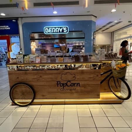 Imagem de interna da loja popcorn gourmet