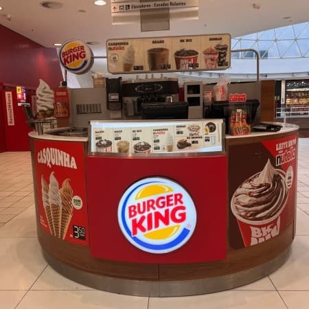 Logo da loja burger king