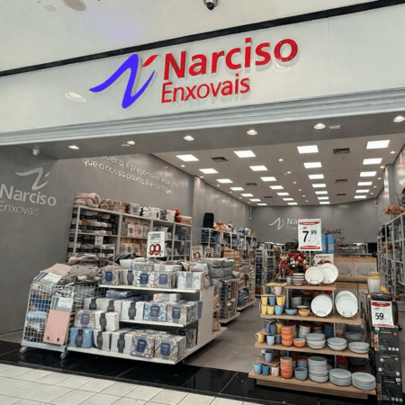Logo da loja narciso enxovais